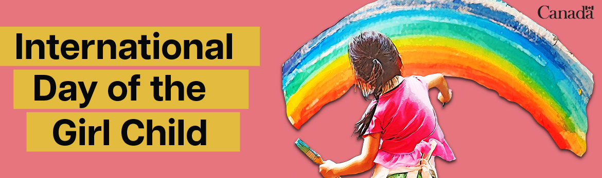International Day of the Girl Child web banner