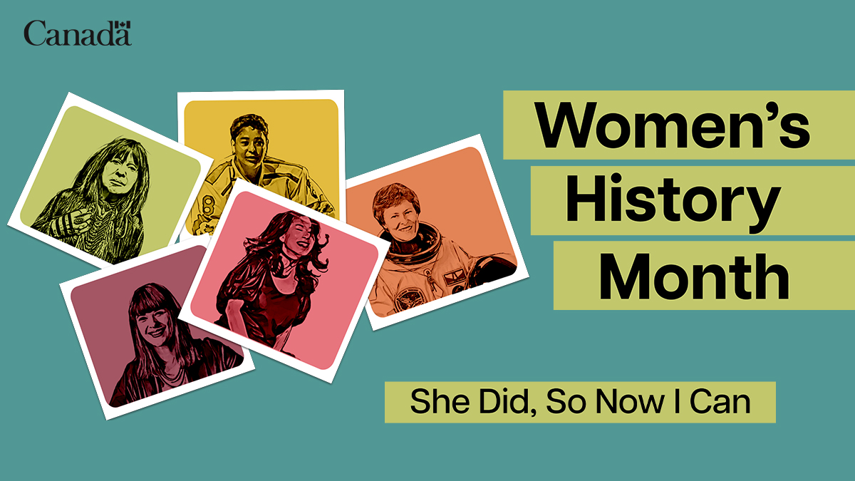 Women's History Month for Facebook, Twitter and LinkedIn