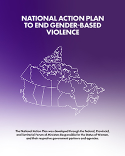 Cover page of the National Action Plan to End Gender-Based Violence